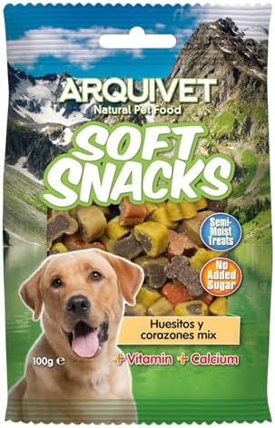 Snacks Soft Dog Mix Pack 14 x 100 g - Snacks naturais para cães de todas as raças - Guloseimas, recompensas, petiscos para cães