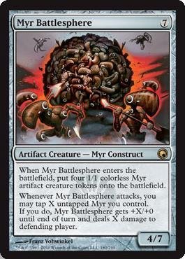 Magic: the Gathering - Myr Battlesphere - Scars of Mirrodin