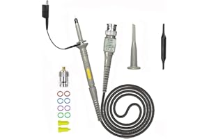 S.Fine Oscilloscope Probe P6100 Kit – Universal 100MHz 1X/10X Probe with Accessory Adapter for FNIRSI TC4 TC3 DSO152 DSO153 Oscilloscopes