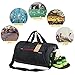 Kuston Sports Gym Bag with Shoes Compartment Travel Duffel Bag for Men and Women