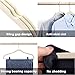 HOUSE DAY Velvet Skirt Hangers 24 Pack, Beige Velvet Pant Hangers with Adjustable Clips, Space Saving Slim Shorts Hanger, Heavy Duty Non Slip Clip Hanger for Pants, Skirts, Shorts