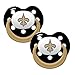 Baby Fanatic Pacifiers, New Orleans Saints, 2 count