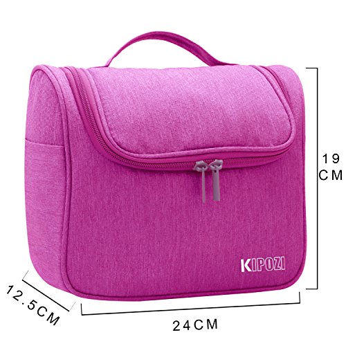 KIPOZI Hanging Toiletry Bag for Men & Women, Waterproof Toiletry
