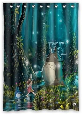 Personalized Custom My Neighbor Totoro Window Curtain / Drapery / Panels / Treatment Thermal Insulated Blackout Window Curtains 52 "x 72" Inch Home Decoration