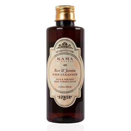 Kama Ayurveda Rose & Jasmine Hair Cleanser (Shampoo), 200ml