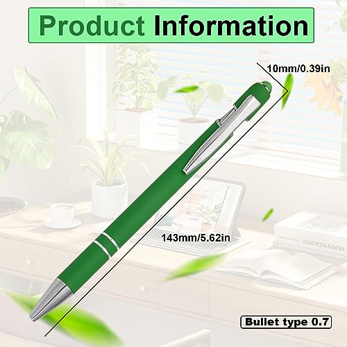 16 Stück Kugelschreiber Mit Touchpen, Druckkugelschreiber, 2 In 1 Stylus Stifte Eingabestift Hochwertig Soft Touch Einziehbarer Kugelschreiber Für Universelle Touchscreen Geräte Für Büro Haushalt thumbnail 2