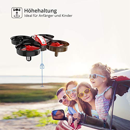 Holy-Stone-HS210-Mini-Drohne-fuer-Kinder-RC-Quadrocopter-Ferngesteuert-mit-3-Akkus-21-Min-Lange-Flugzeit-Automatische-Hoehenhaltung360-FlipHeadless-Modus-Ideal-fuer-Anfaenger-Maedchen