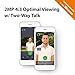 Wisenet SmartCam D1 Wired Video Doorbell for Home Security, Face Recognition. Hard-Wiring to Existing Doorbell Required.