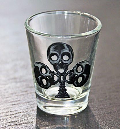 Haunted Casinos Shot Glass - Clubs