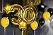 Treasures Gifted Golden Happy 30th Birthday Party Decorations Metallic Number Balloons and Photo Booth Props Valentines Bday Foil Banner Supplies