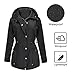 BBX Lephsnt Rain Jacket Women Waterproof with Hood Lightweight Raincoat Outdoor Windbreaker