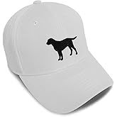 Speedy Pros Baseball Caps for Men & Women Embroidered Black Labrador Retriever Lab Embroidery Acrylic