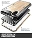 iPhone X Case, SUPCASE iPhone 10 Full-Body Rugged Holster Case with Built-in Screen Protector for Apple iPhone X/iPhone 10 (2017 Release), Unicorn Beetle PRO Series - Retail Package (Gold)