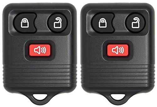 2PCS Lincoln Mercury Ford Key Fob Cover Shell Case Replacement Remote Smart Key Keyless Entry 2L3T-15K601-AB 8L3Z-15K601-AA FCC ID: CWTWB1U345 CWTWB1U331 GQ43VT11T CWTWB1U212