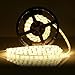 LEDMO SMD2835 LED Strip Light, 16.4Ft Waterproof IP65, Warm White 3000K 300LEDs,DC12V, 15LM/LED CRI80, 3 times brightness than SMD3528 LED Light Strip, LED Strip Light