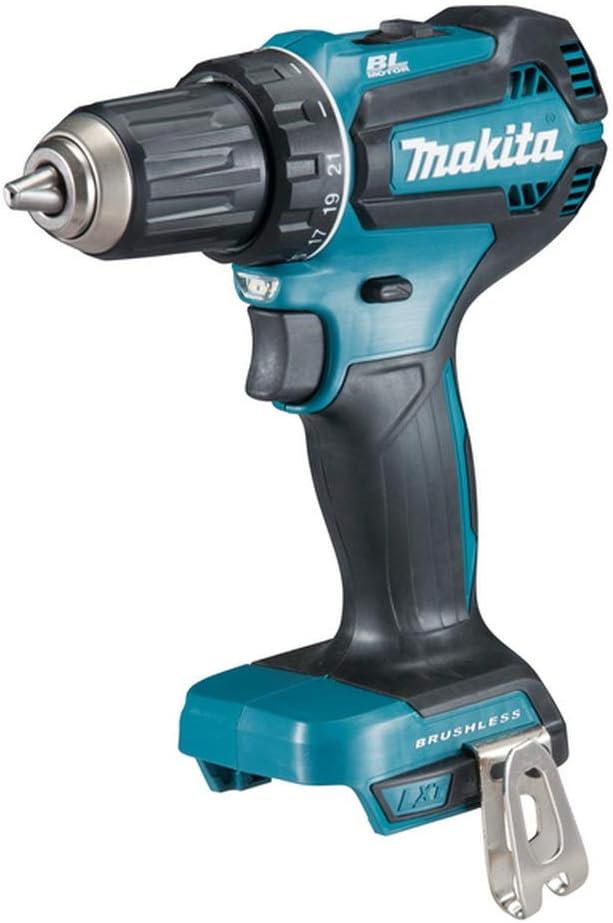 Makita DDF485Z 18V Li-Ion LXT Brushless Drill Driver - Batteries and Charger Not Included, Blue / Silver, ohne Akku