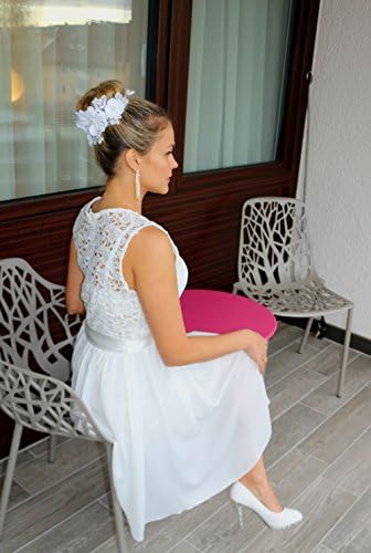 Unbekannt Brautkleid Spitze Kurz Hochzeitskleid S M L Xl Xxl Xxxl Xxxxl Braut Kleid Standesamt Weiss 36 Amazon De Bekleidung