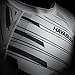Hayabusa Metaru Charged Long Sleeve Brazilian Jiu Jitsu Rash Guard Shirt(White/Black, M)