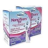 Nanotears TF Preservative-Free Dry Eye Drops - Relief in Seconds, Nano Technology Less Blurring and Longer Lasting, 64 Total Vials