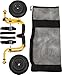 Suspenz Kayak Canoe Transport Trailer, DLX Kayak Cart, Trolley with Airless Wheels and Straps, Weight Capacity 150 lbs, Yellow (22-0044)