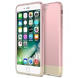 iPhone 7 Plus Case, Maxboost [Vibrance Series] Protective Slider Style Slim Cases Covers For Apple iPhone 7 Plus 2016 SOFT-Interior Scratch Protection Finish - Rose Gold