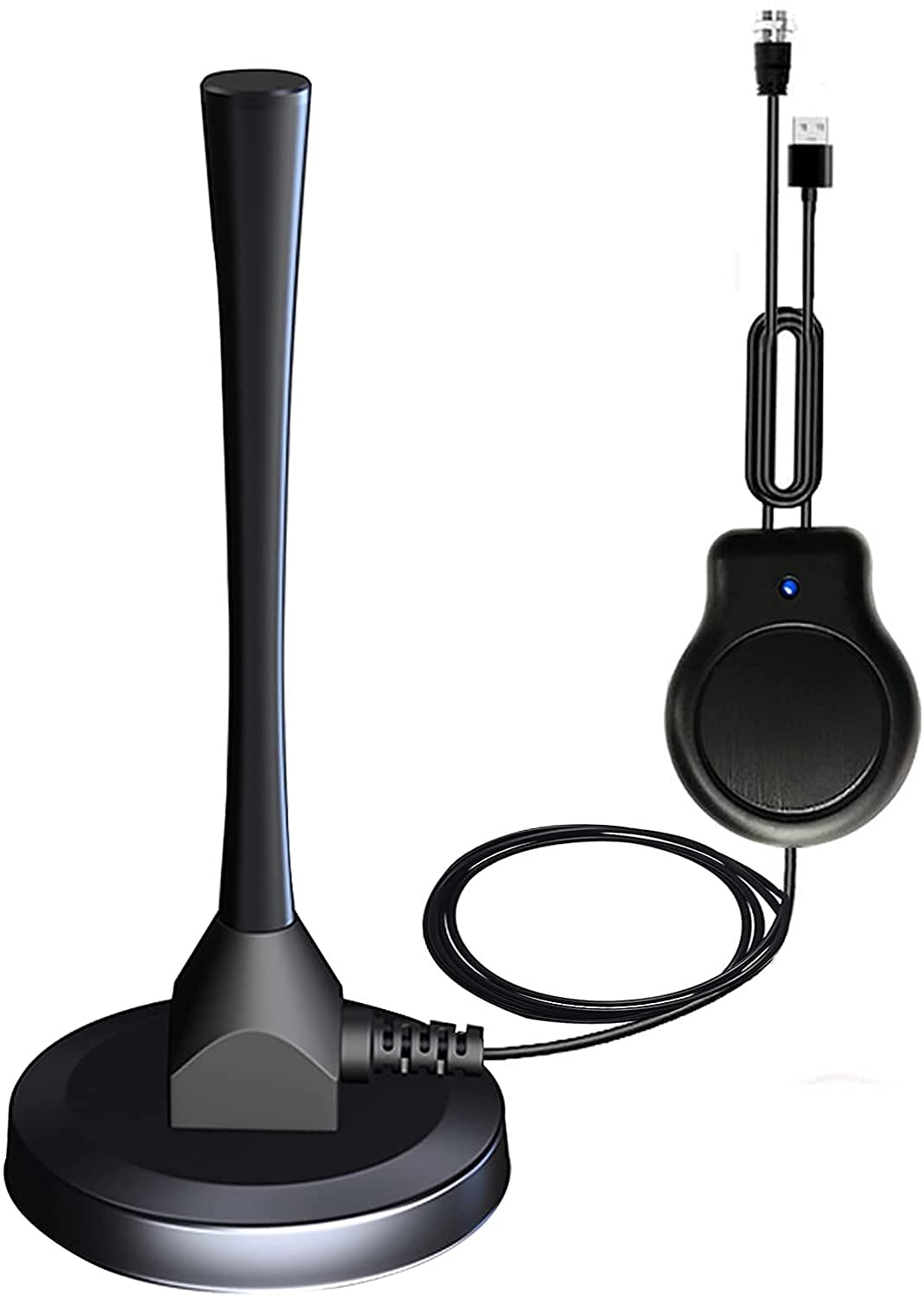 DollaTek Indoor DVB-T HD TV Antenna Indoor Black Television USB Amplifier Digital Ground Wave Hdtv DTMB Car TV Aerial Antenna