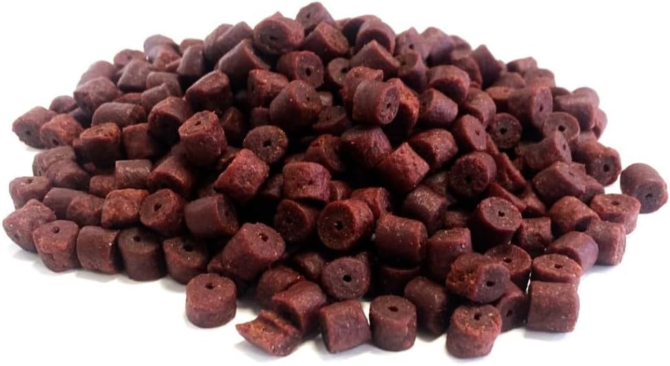 MALTBYS' STORES 1904 LTD Drilled Halibut Pellets Red 14mm 1.25Kg Fishing Bait XLCB