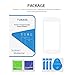 iPhone 7 Plus Screen Protector,TURATA 3D Full Coverage Screen Cover 9H HardnessTempered Glass Screen for iPhone 7 Plus/6 Plus 5.5 inch (White)