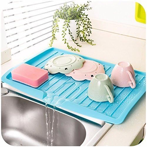 RKPM Plastic Large Dish Drainer Tray (Blue)