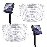 Solar Rope Lights Outdoor Led- 40FT 100 LED Tube