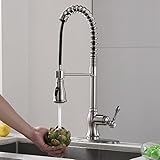 Comllen Stainless Steel Over The Sink Compact Dish Rack, Brushed Nickel-Black