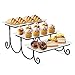 SRIWATANA 3 Tier Dessert Stand for Parties, Tiered Serving Platter Cake Display Tray for Cupcake, Food, Fruit