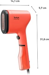 Tefal Pure Pop Slim Handheld Clothes Steamer 15s 70ml Red DT2022 view 7