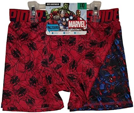 Action Underwear 2 Pack Boys Boxer Briefs