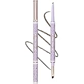 Flower Knows Bunny Garden Gel Eyeliner,Dual-Ended Gel Eyeliner Pencil,Waterproof & Longlasting,Smudge Proof Satin Finish Formula,Cruelty-Free & Vegan (02 Khaki Brown)