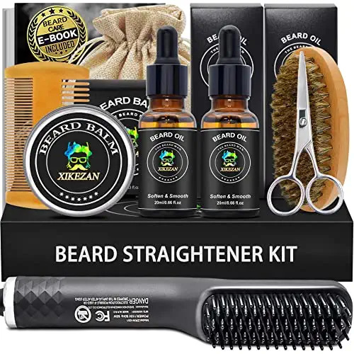 قیمت و خرید Beard Kit,Beard Grooming Kit,w/Beard Straightener,2 Pack ...
