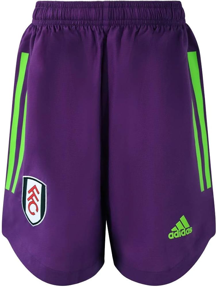 Fulham Football Club 20/21 Youth Away GK Shorts FI4600 Purple/Green