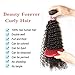 Beauty Forever Hair Brazilian Curly Virgin Hair 3 Bundles Weave with 3 Part Lace Closure for Women Natural Color Unprocessed Human Hair Extensions 10 12 14+ 10closure