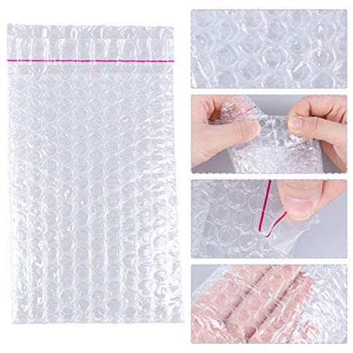 50 Pack Bubble Out Bags Wrap Bubble Pouches Shipping Mailers Protective