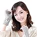 KUKOME Women Winter Fingerless Gloves Warm Knitted Hand Wrist Ladies Arm Warmer Mitten