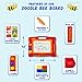 Magnetic Magna Drawing Doodle Board – 2 Water Coloring Books for toddlers – Erasable Doodle Board for Boys and Girls – Travel Size Doodle Pad Helps Your Kids Write & Sketch by LootSoul