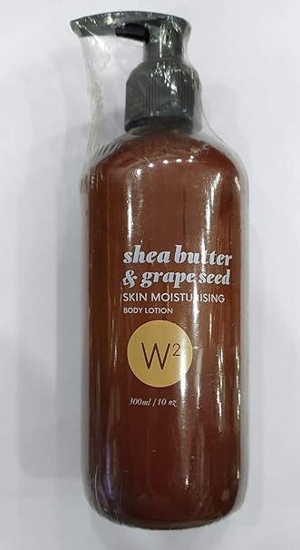 W2 shea butter & grape seed skin moisturising body lotion ml