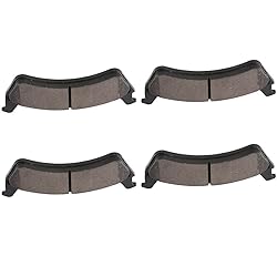 cciyu D667 Rear Ceramic Disc Brake Pads Kit For