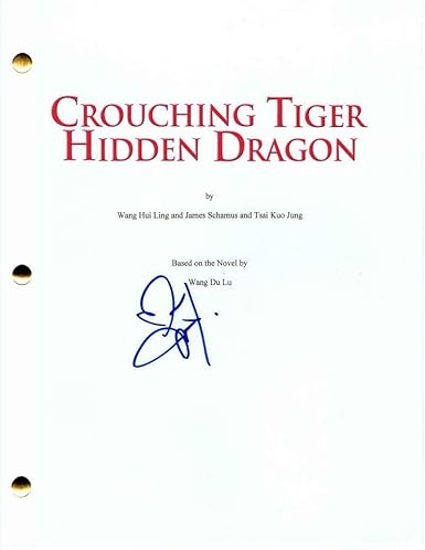 Michelle Yeoh Signed Autograph Crouching Tiger Hidden Dragon Full Movie Script Movie Scripts At Amazon S Entertainment Collectibles Store