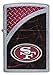 Zippo NFL San Francisco 49ers Street Chrome Pocket Lighter