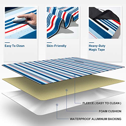 CAMEL CROWN Outdoor Picnic Blanket Large Fleece Waterproof Baby