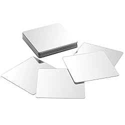 20Pcs Mini Size Acrylic Square Mirror, 2 x 2 Inch