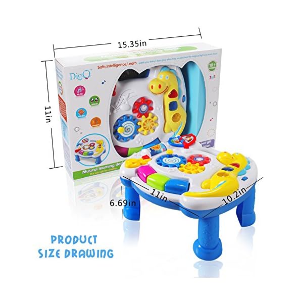 homofy baby toys musical learning table
