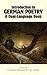 Introduction to German Poetry: A Dual-Language Book (Dover Dual Language German)