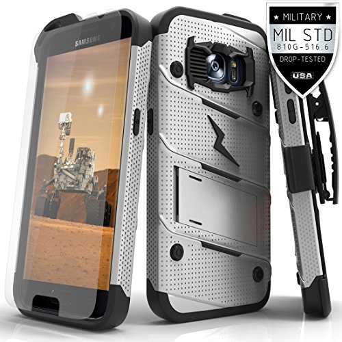 Samsung galaxy s7 case, zizo [bolt series] w/ free [gal…